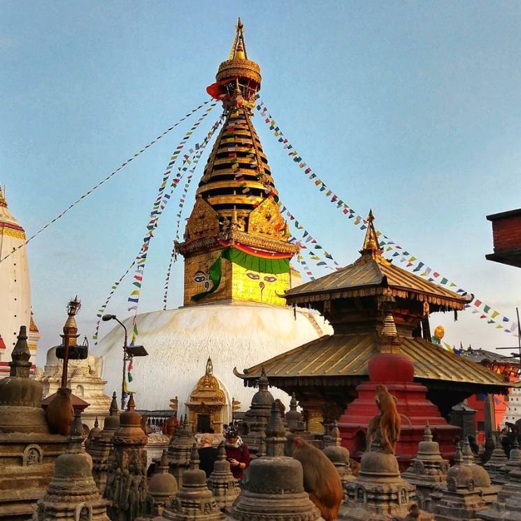 Kennismaken met Kathmandu en de mountainbikes