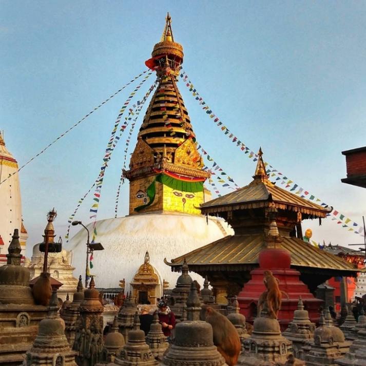 Swoyambhunath, de Monkey Tempel