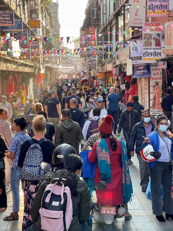 Terug in Thamel, Kathmandu